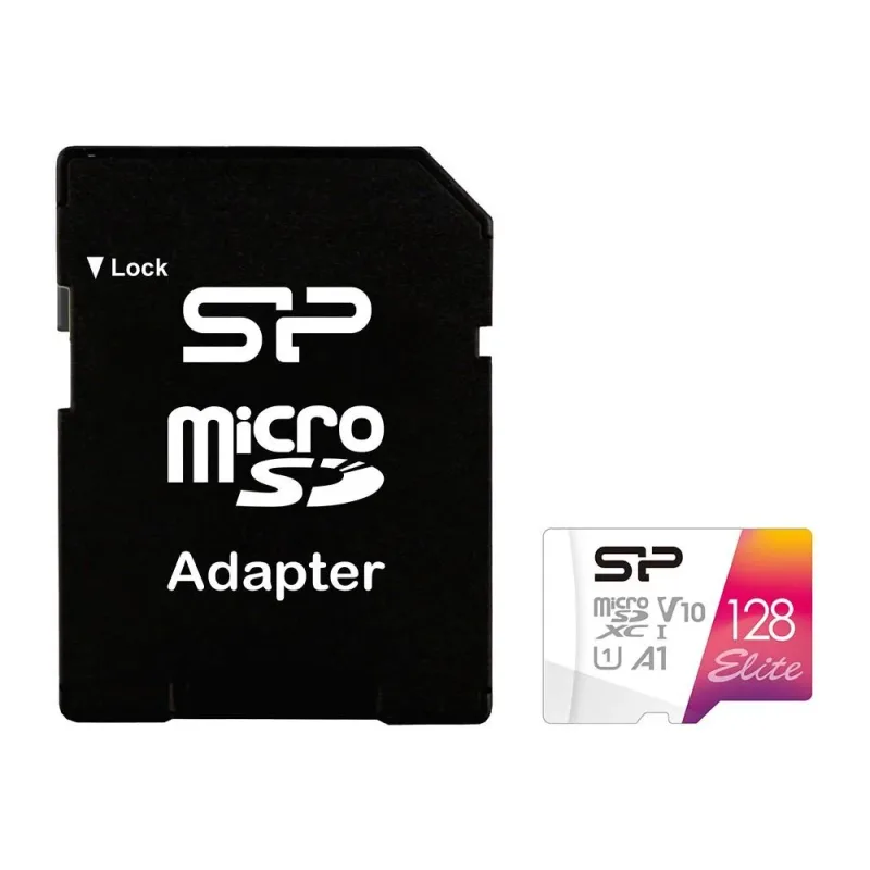 Карта памяти Silicon-Power microSDXC 128Gb Class10 (SP128GBSTXBV1V20SP)