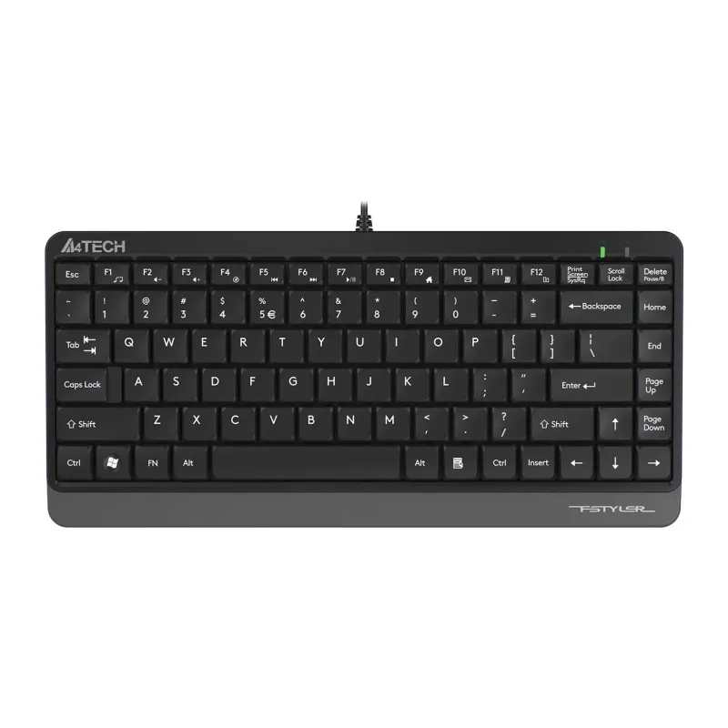 Клавиатура A4Tech Fstyler черный/серый (FK11)