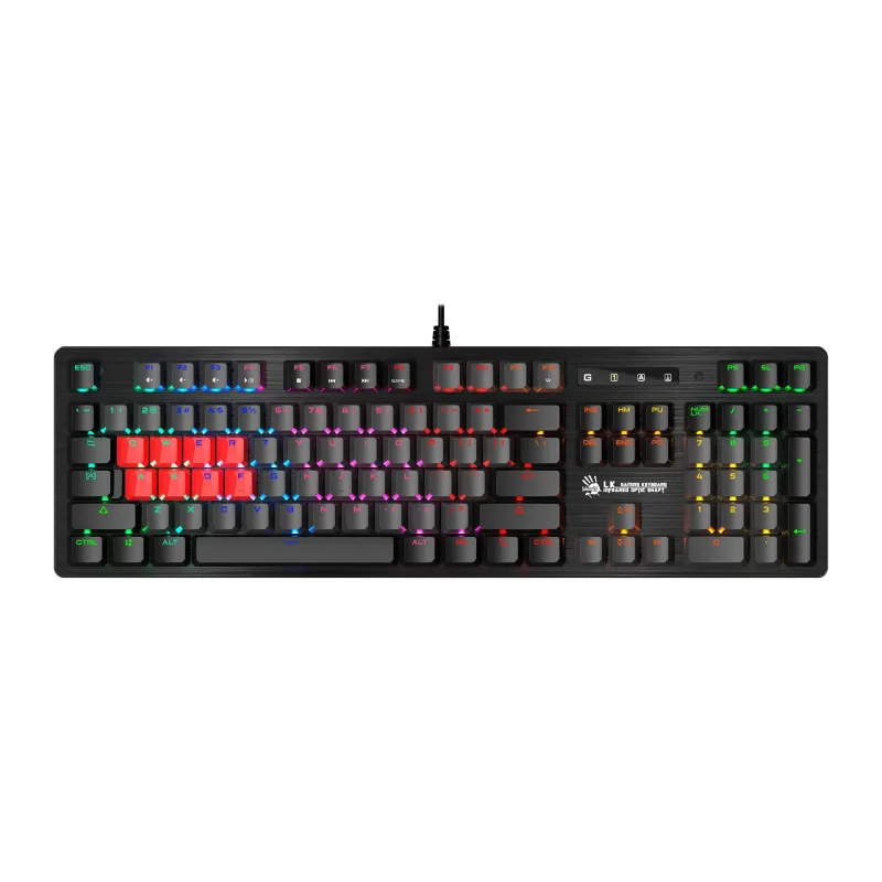 Клавиатура A4Tech Bloody B820R Black/Blue Switch