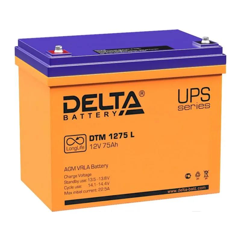 Аккумулятор для ИБП Delta DTM 1275 L