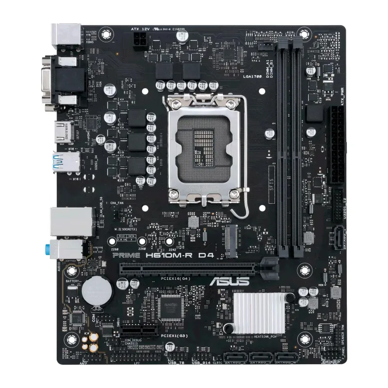 Материнская плата ASUS Prime H610M-R D4-SI (90MB1B40-M0ECY0)