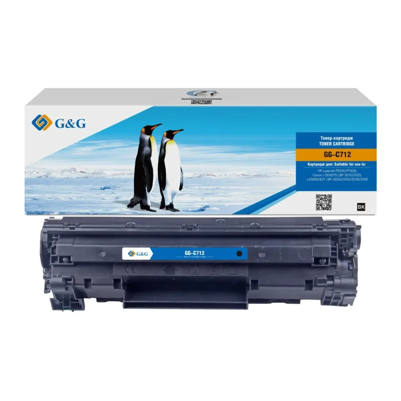 Картридж G&G GG-C712 черный