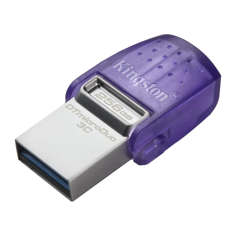 USB Flash-накопитель Kingston DataTraveler microDuo 3C 256Gb фиолетовый (DTDUO3CG3/256GB)