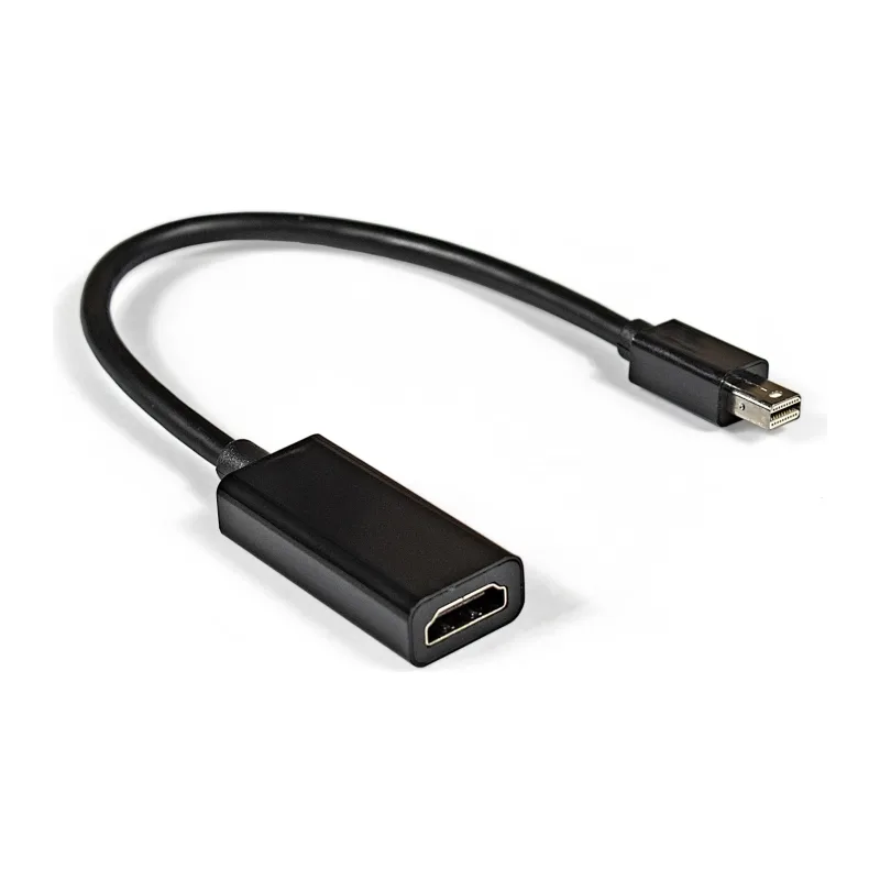Кабель-адаптер miniDisplayPort (M) -> HDMI (F) ExeGate EX-mDPM-HDMIF-0.15 EX284922RUS, 0.15м
