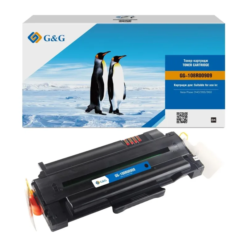 Картридж G&G GG-108R00909 черный