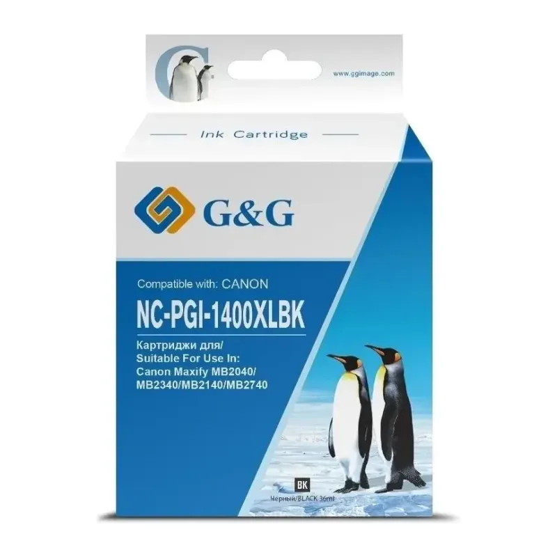 Картридж G&G GG-PGI-1400XLBK черный