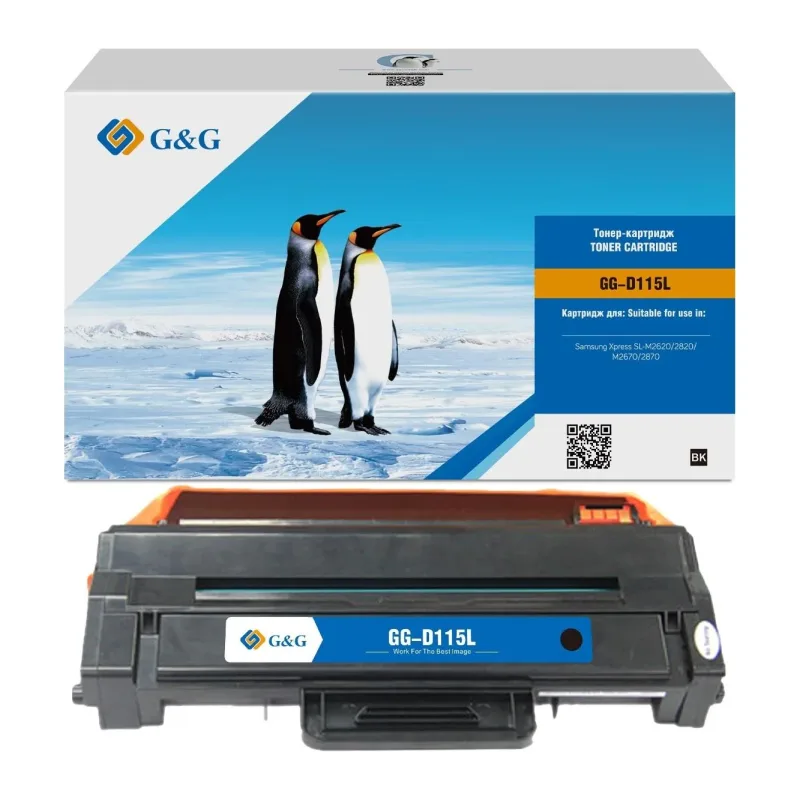 Картридж G&G GG-D115L черный