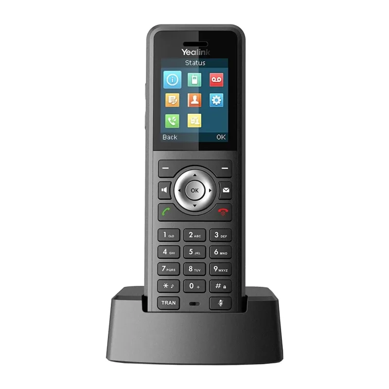 Дополнительная трубка для IP-телефона Yealink W59R черный