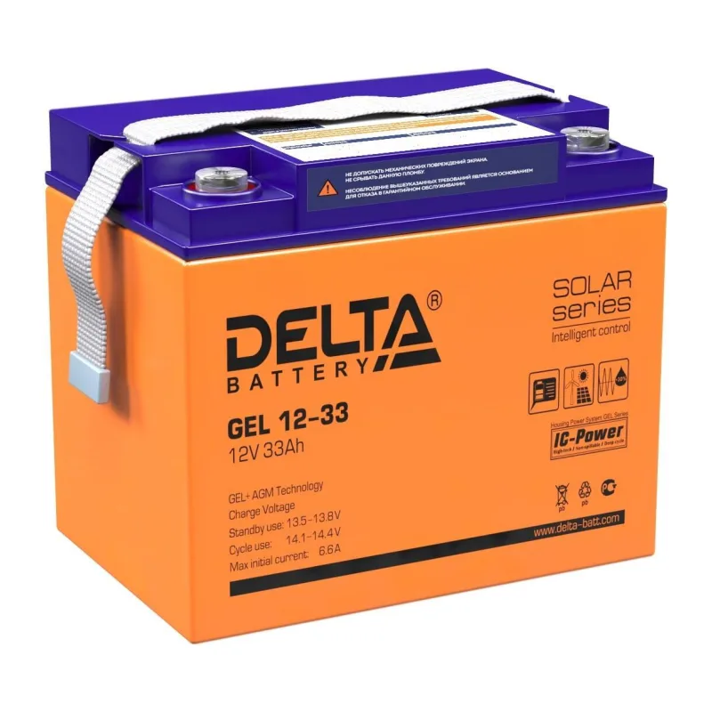 Аккумулятор для ИБП Delta GEL 12-33