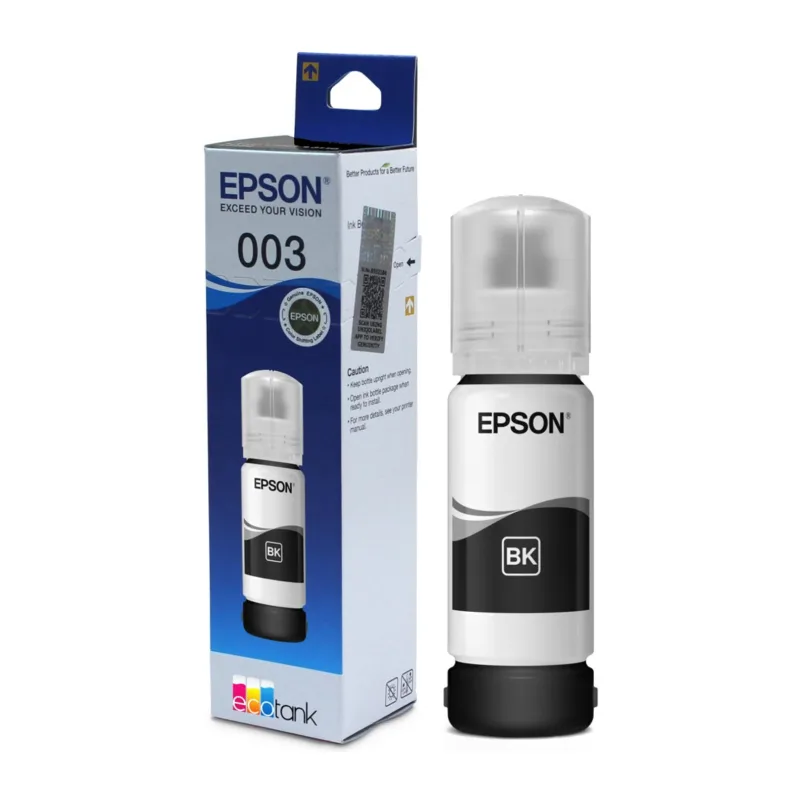 Чернила Epson 003 EcoTank черный (C13T00V198)