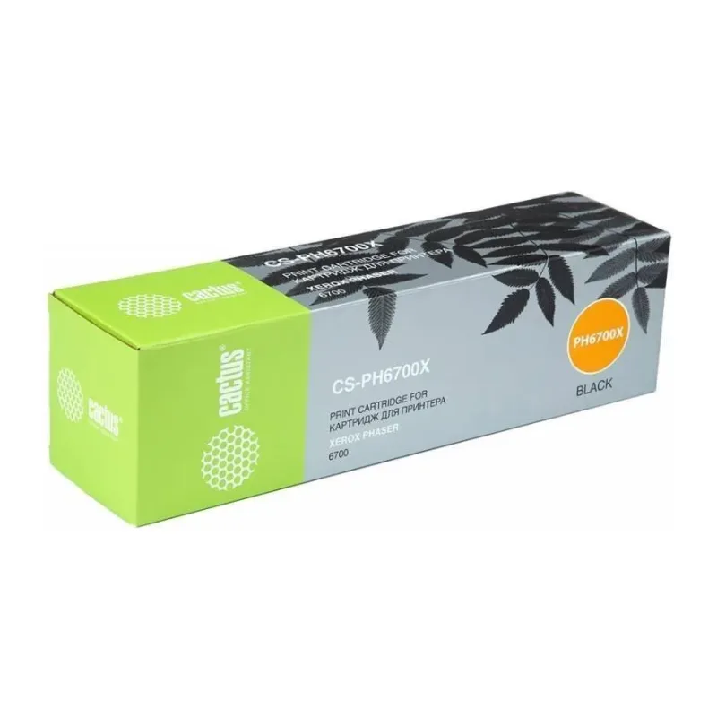 Картридж Cactus CS-PH6700X черный