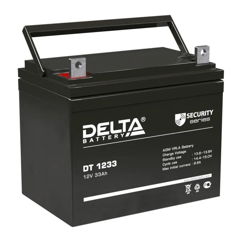 Аккумулятор для ИБП Delta 12V/33Ah (DT 1233)