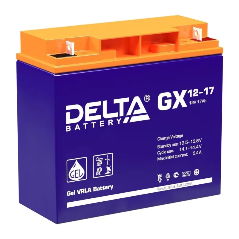 Аккумулятор для ИБП Delta GX 12-17