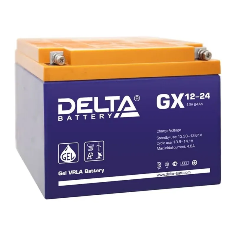 Аккумулятор для ИБП Delta 12V/24Ah (GX 12-24)