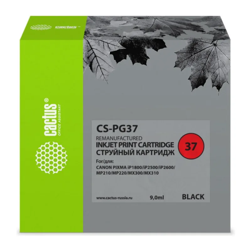 Картридж Cactus CS-PG37 черный