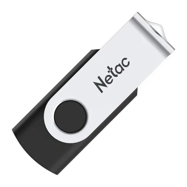USB Flash-накопитель Netac NT03U505N-016G-30BK Black/Silver