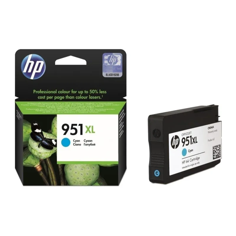 Картридж HP 951XL голубой (CN046AE)