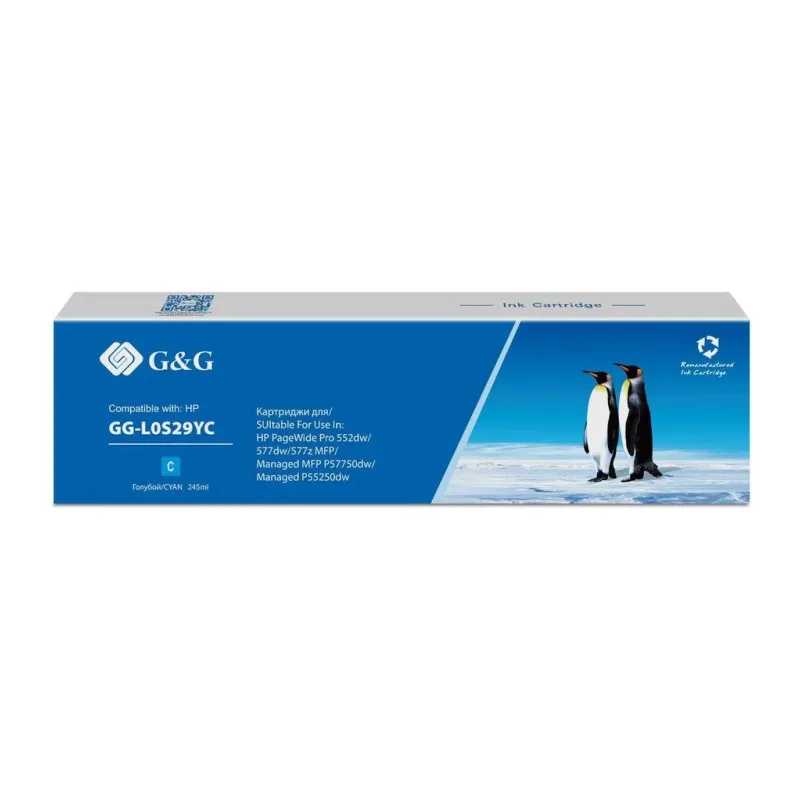 Картридж G&G GG-L0S29YC голубой