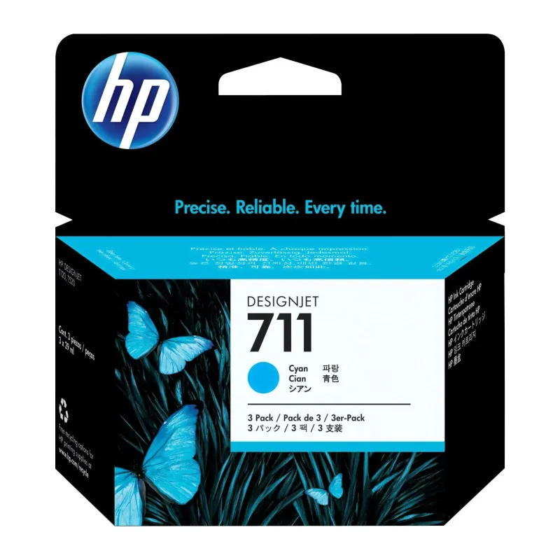Картридж HP 711 голубой (CZ134A)