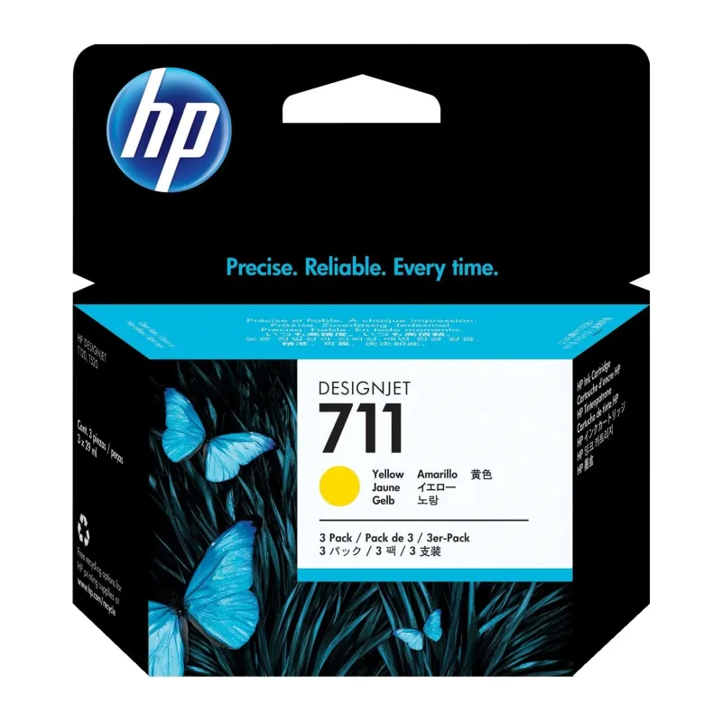 Картридж HP 711 желтый (CZ136A)