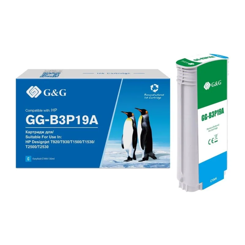 Картридж G&G GG-B3P19A голубой