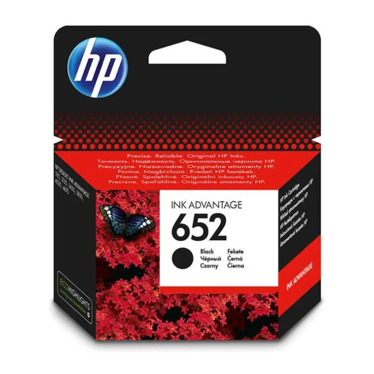 Картридж HP 652 черный (F6V25AE)