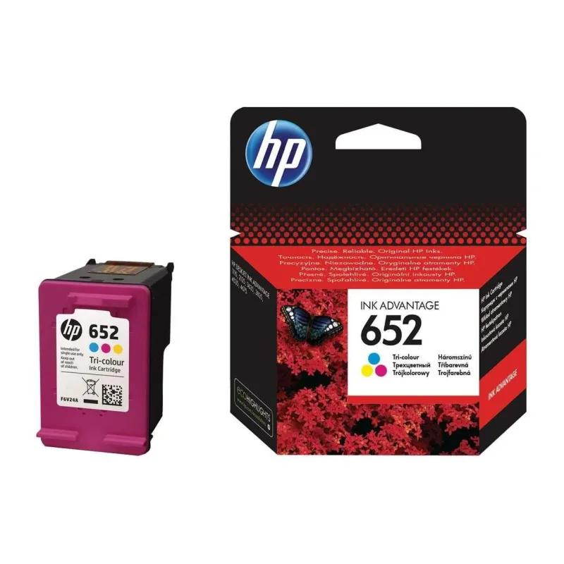 Картридж HP 652 трехцветный (F6V24AE)