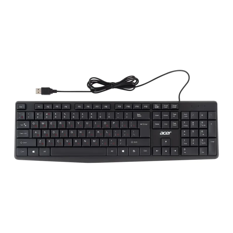 Клавиатура Acer OKW121 черный (ZL.KBDEE.00B)