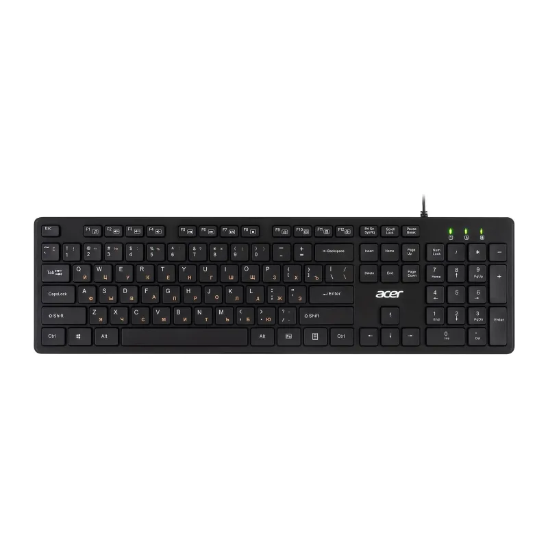 Клавиатура Acer OKW122 черный (ZL.KBDEE.00C)
