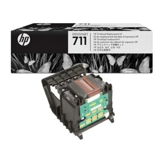 Печатающая головка HP 711 черная/голубая/пурпурная/желтая (C1Q10A)