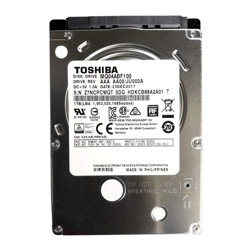 Жесткий диск Toshiba MQ 1TB (MQ04ABF100)