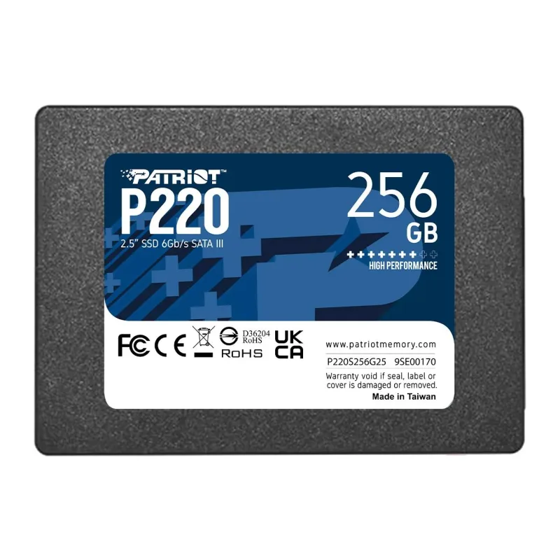 SSD диск Patriot SATA III 256Gb (P220S256G25)