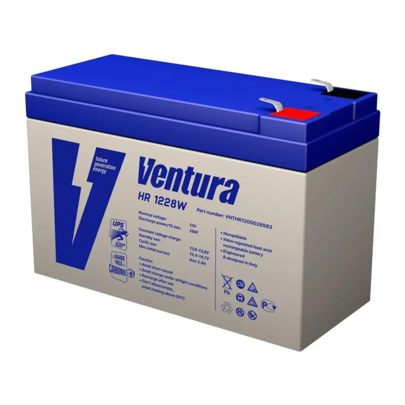 Аккумулятор для ИБП Ventura 12В 7Ач (HR 1228W)