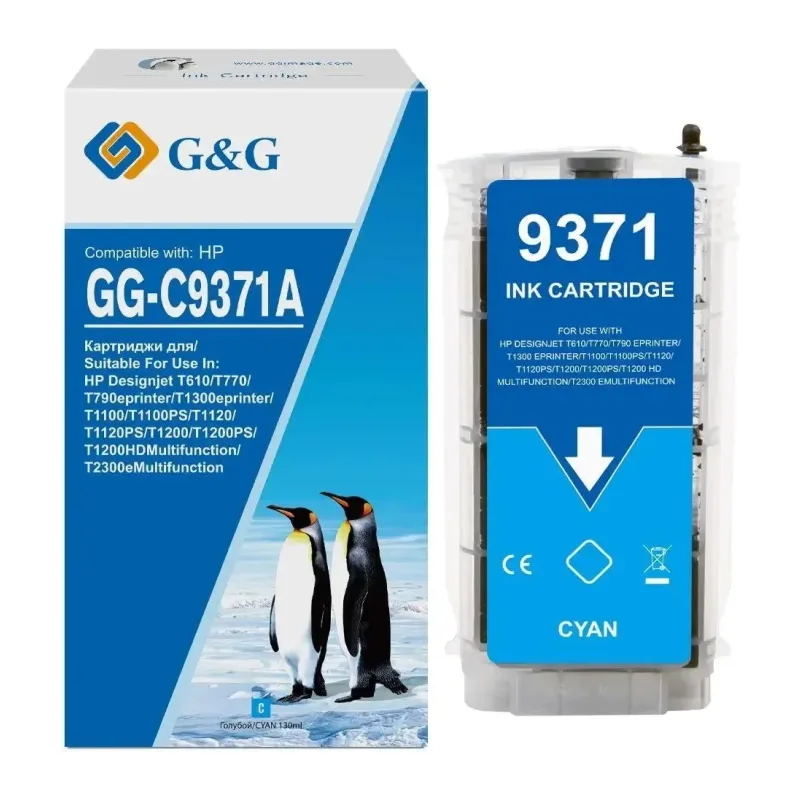 Картридж G&G GG-C9371A голубой
