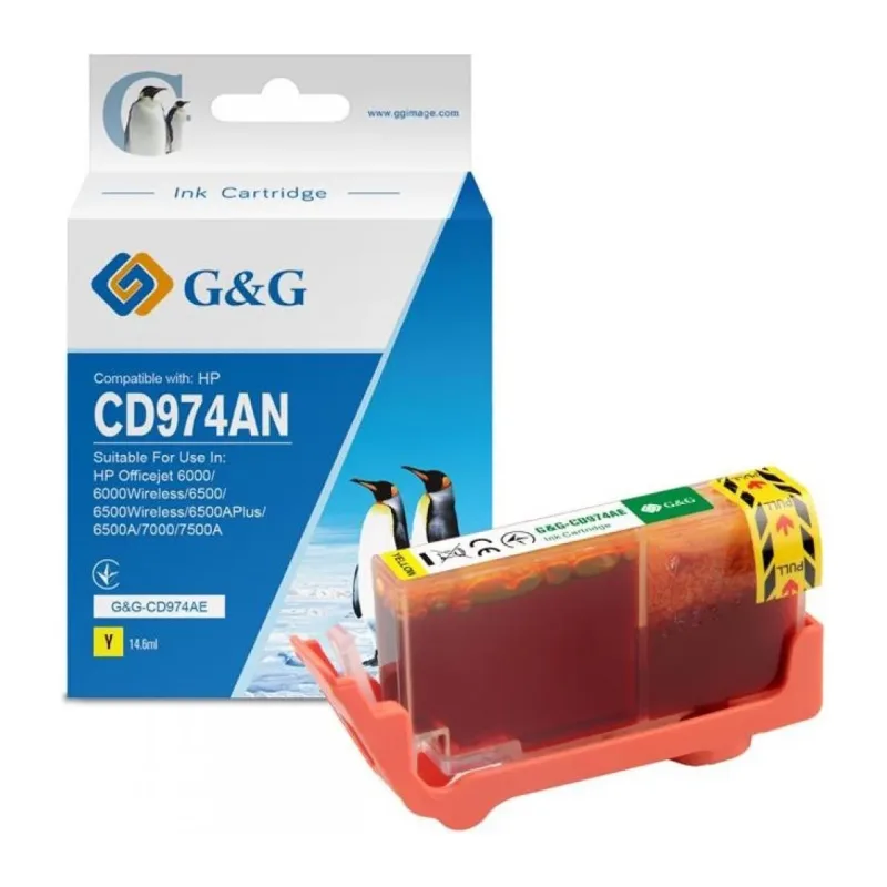 Картридж G&G GG-CD974AE желтый