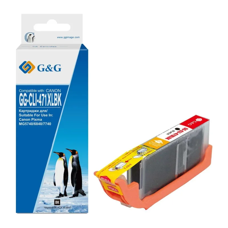 Картридж G&G GG-CLI-471XLBK черный
