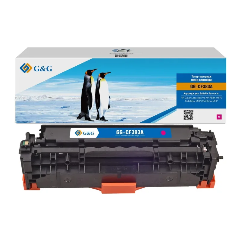 Картридж G&G GG-CF383A пурпурный