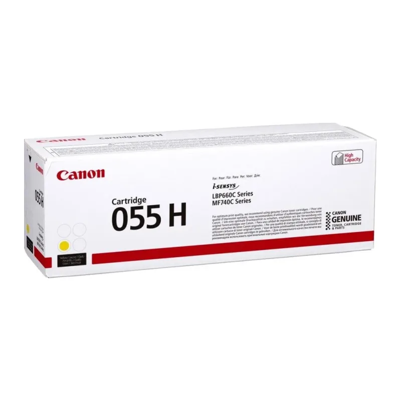 Картридж Canon 055 H желтый (3017C004)