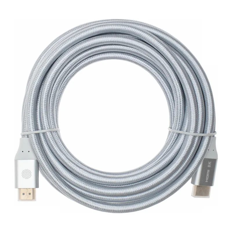 Кабель аудио-видео Cactus CS-HDMI.2.1-5 HDMI (m)/HDMI (m) 5м. серебристый