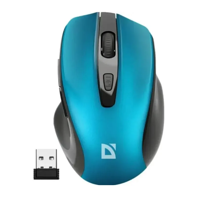 Мышь Defender Prime MB-053 бирюзовый (52054)