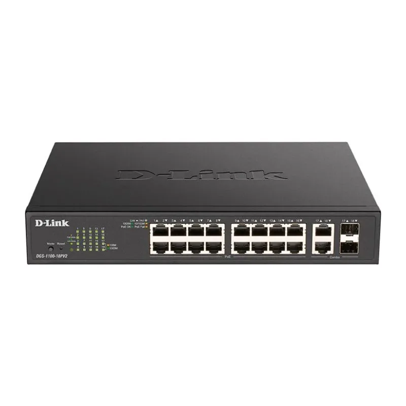 Коммутатор D-Link DGS-1100-18PV2/A3A
