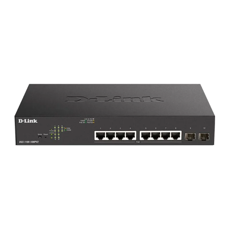 Коммутатор D-Link DGS-1100-10MPV2/A3A