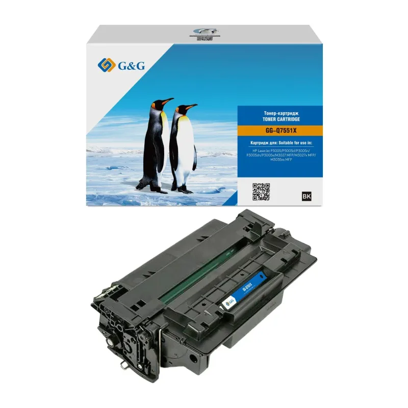 Картридж G&G GG-Q7551X черный