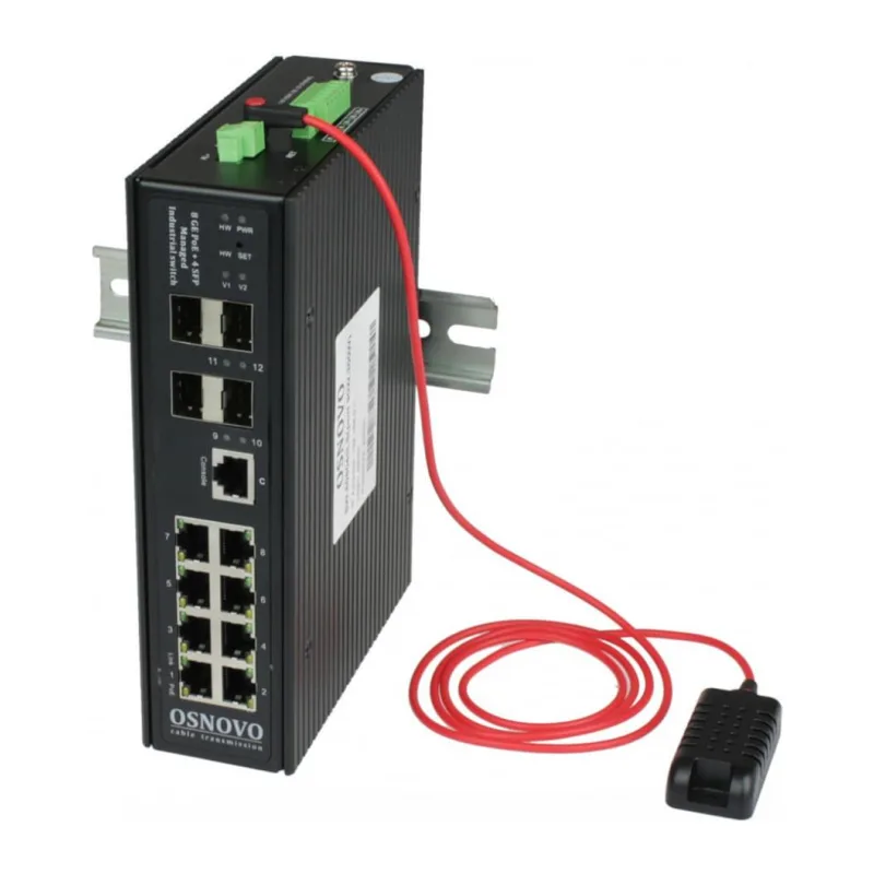 Коммутатор Osnovo SW-80804/ILS port 90W/300W