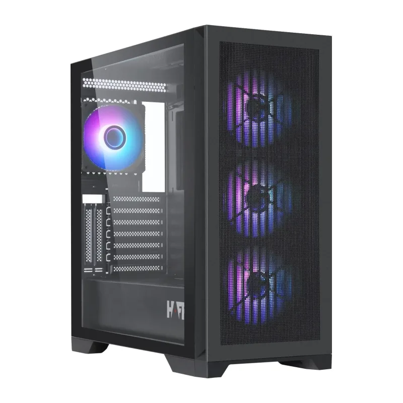 Корпус HAFF Glory ATX без БП Black