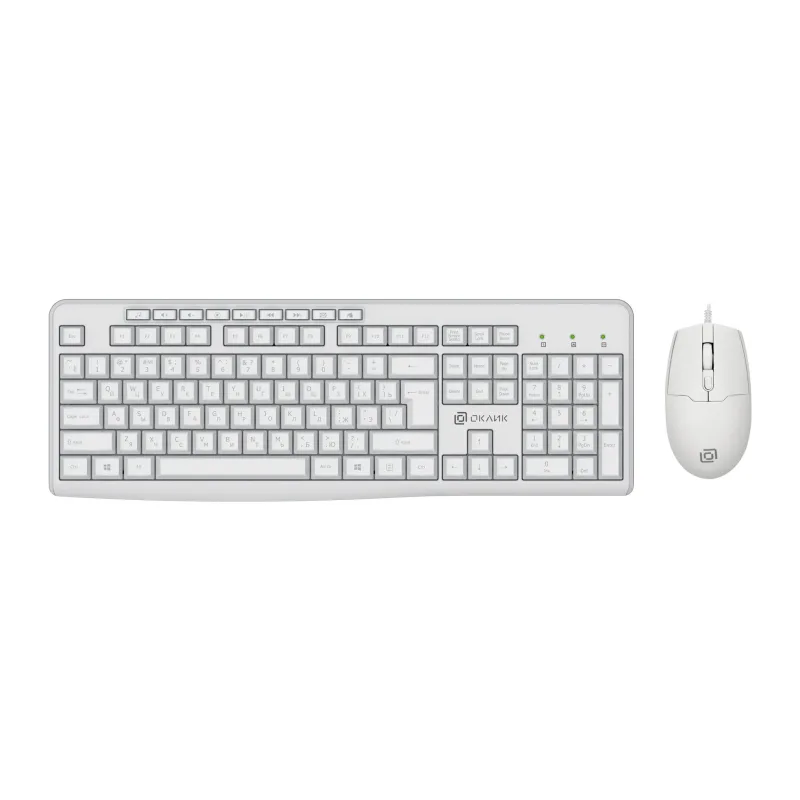 Набор периферии Oklick S650 белый (1875257)