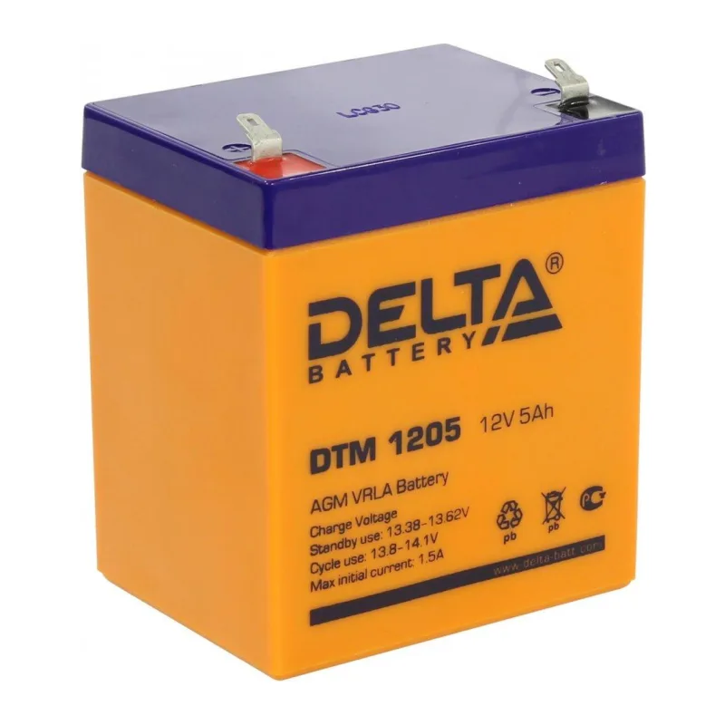Аккумулятор для ИБП Delta DTM 1205 F2