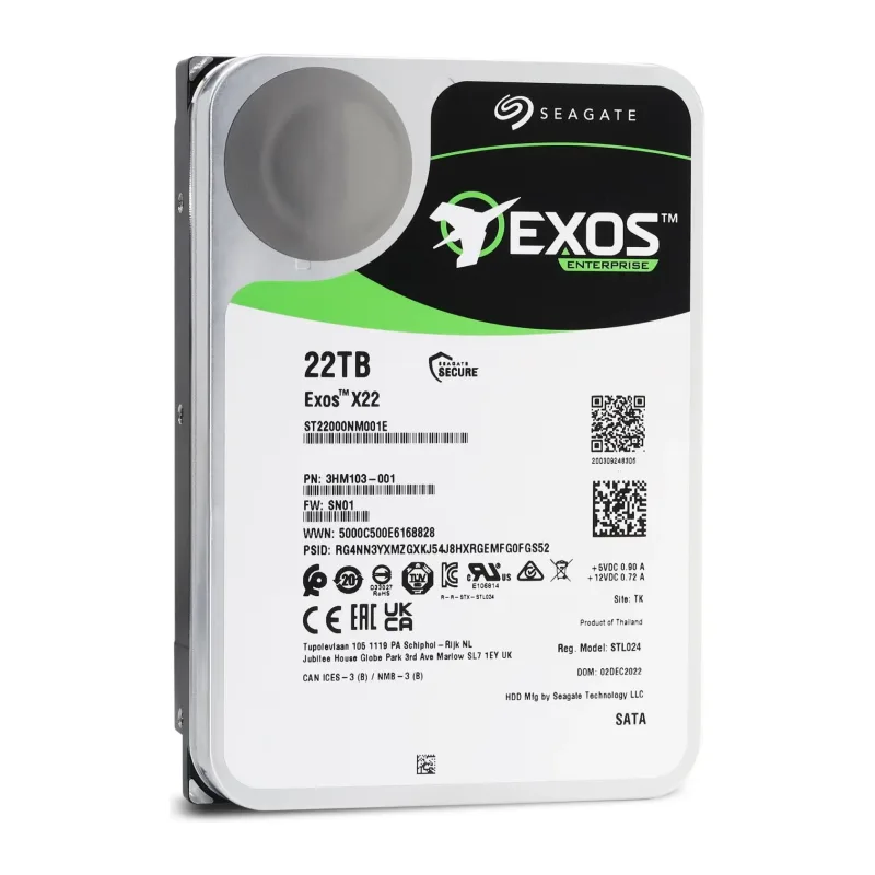 Жесткий диск Seagate Exos X22 22TB (ST22000NM001E)