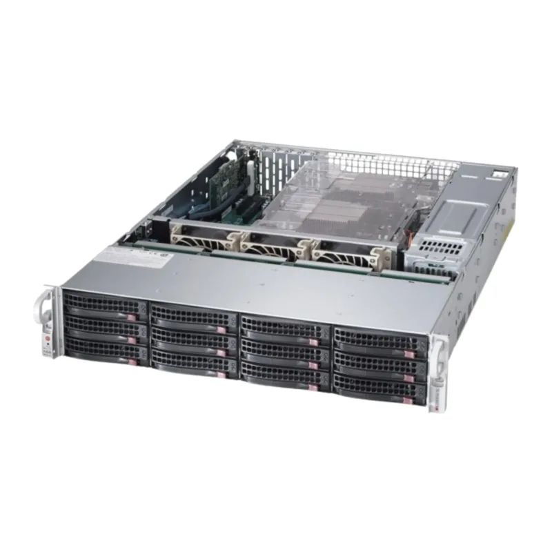 Корпус SuperMicro CSE-826BAC12-R1K23LPB черный