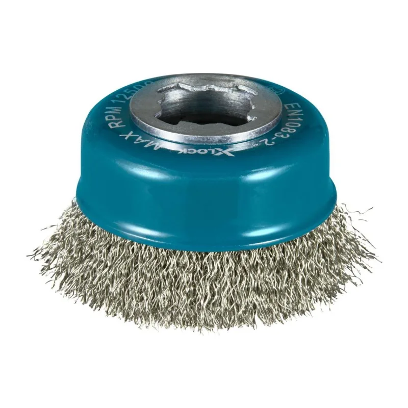 Щетка Makita D 75 мм 0,3 мм X-lock проволочная чашечная по нержавейке (D-73346)